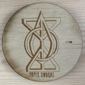 Paper Swords Wooden Collectible, 1 of 100